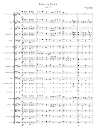 Marche de radetzky/radetzky march, op. Radetzky March Opus 228 Sheet Music For Trombone Flute French Horn Strings Group More Instruments Mixed Ensemble Musescore Com