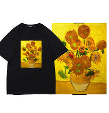 Sunflowers of inferno (2015) subtitle indonesia | download film tanpa iklan mengganggu seperti indoxxi, lk21, pahe.in, dunia21, bioskopkeren, ganool, mkvcage. Lukisan Terkenal Van Gogh Bunga Matahari T Shirt Branded Couple Shirt Lvairen