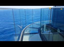 Aidaperla is a cruise ship of aida cruises, which was built by mitsubishi shipbuilding at their the cruise ship aidaperla is driven by three caterpillar 12v m43c diesel units, each with power of 12,670. Aidaperla Skywalk Youtube