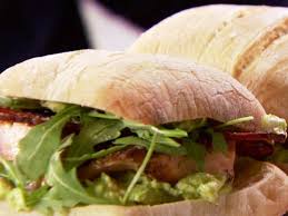 Salmon And Guacamole Sandwiches Recipe Food Network Recipes Guacamole Sandwich Salmon Sandwich