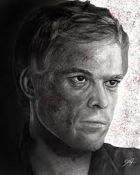 Hey everyone 🙂 just wanted to show my drawing that I've started of Dexter  Morgan 🥰