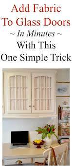 How To Cover Glass Cabinet Doors With Fabric Glass Cabinet Doors Glass Kitchen Cabinets Glass Cabinet