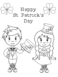Patrick's day coloring pages ( dibujos del dia 2) click on the coloring page image in the bottom half of the screen to make that frame active. Saint Patrick S Day 1 Coloring Page Free Printable Coloring Pages For Kids