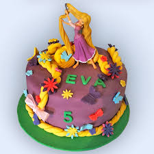 Voici donc le gâteau d'anniversaire avec la poupée barbie pour fêter les 5 ans de ma fille. Gateau Raiponce 5 Ans Eva Gourmandelices