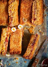 Use a bread knife to cut your loaf. Cornflake Slices With Jam And Coconut Little Sugar Snaps