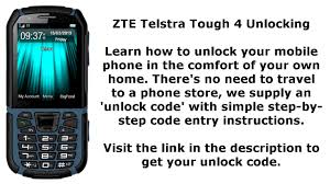 Oct 15, 2021 · we can unlock your samsung phone within 24 hours using our secure and legal unlocking process. Unlock Zte Telstra Tough 4 Np Code Youtube
