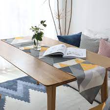 Great quality and nice fabric. Colorful Geometric Printed Living Room Coffee Table Table Runner Nordic Home Decoration Table Runner Blue Yellow Table Runners Aliexpress