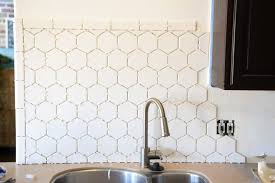 These hexagon tile backsplashes are lovely, and come in many styles, so you can find just the right one to make your kitchen dazzle. Hexagonal Tile Kitchen Backsplash Novocom Top