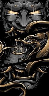 3 instruction booklet the koopalings (japanese: Blackout Brother Hannya Samurai Artwork Samurai Art Samurai Wallpaper