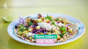 Check spelling or type a new query. Jamie Oliver Sur Twitter Fearne Cotton S Fish Tacos With All The Trimmings Fresh Guacamole Sweet And Spicy Pineapple Salsa Garlicky Soured Cream And A Jalapeno Spiked Cabbage Slaw So So