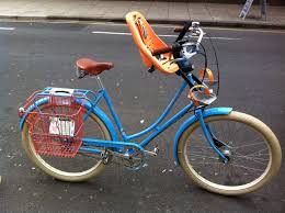 Blue Paula With Yepp Childseat Bicicletas Clasicas Bicicleta Urbana Bicicletas