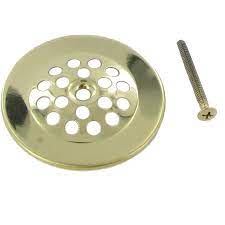Silicone drain cover kitchen bathtub water sink drainer disposal stopper filter. Plumb Pak Drain Strainer Dome Cover With Screw Polished Brass Pp5064pb Ebay