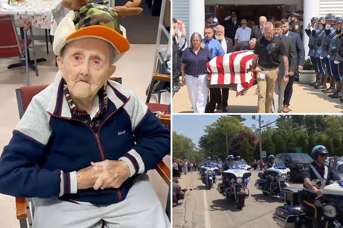 WWII vet with no known family given hero's sendoff as 1,500 strangers show  up to funeral - AOL