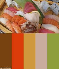 Sushi For Lunch Color Scheme From Colorhunter Com Cores Cores Que Combinam