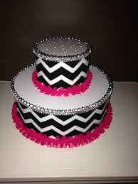 Cake Pop Chevron Print Cake Stand Topper Centerpiece Display Party Table Decoration With Bling Rhinestones On E Diy Cake Pops Cake Pop Displays Cake Pop Stands