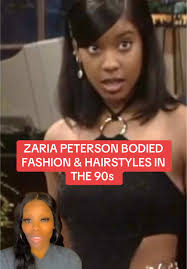 Zaria Peterson's 90s Fashion and Hairstyles Showcase