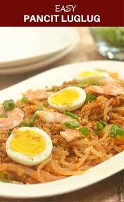 Easy Pancit Luglug Recipe Pancit Recipe Pancit Luglug Recipe