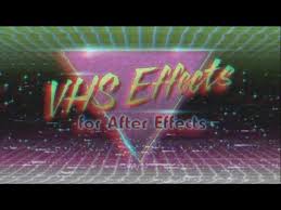 Damaged Vhs Tape Effect In After Effects Youtube