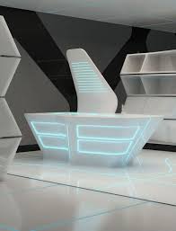 Futuristic Furniture With Led Lighting Interior Design Tron Pertaining To Futuristic Furnit Futuristic Interior Futuristic Furniture Furniture Design Modern