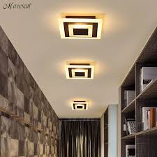 Modern Ceiling Lights 12w For Hallway Balcony Corridor Coffe White Light Lamps Bedroom Luminaria Teto Acrylic Lamparas De Techo Ceiling Lights Aliexpress