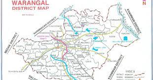 Warangal Urban District Map Warangal Culture: Warangal District Map