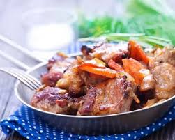 Veau Aux Carottes Et Aux Lardons Recette Veau Aux Carottes Recette Veau Rouelle De Veau