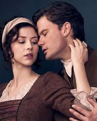 New set of portraits for @hermionecorfield and @jeremy.irvine before the  #sdcc this weekend source:  https://ew.com/outlander-blood-of-my-blood-exclusive-photos-julia-henry-1700s-costumes-11764000  #bloodofmyblood #juliamoriston #henrybeauchamp ...