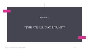 Find 18 ways to say the other way around, along with antonyms, related words, and example sentences at thesaurus.com, the world's most trusted free thesaurus. Triz Inventive Principle 13 The Other Way Round Youtube