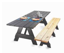 This picnic table would be a gorgeous addition to any backyard or deck. Picnic Table For Dining Room Table Free Woodworking Plan Com