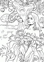 Adam and eve in the garden of. Bible Story Adam Pictures Coloring Pages Coloring Home