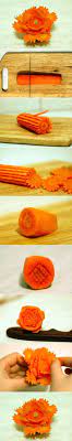 Diy Beautiful Carrot Flower Carrot Flowers Food Art Veggie Art