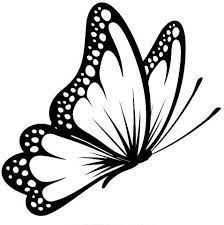 Einfache Schwarz Farbe Fliegender Schmetterling Tattoo Design Butterfly Drawing Butterfly Tattoo Designs Butterfly Outline