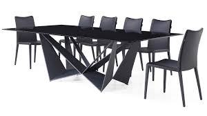94 133x43 1606 Dining Room Table Smoked Glass Dining Table