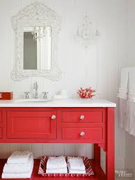 <p>explore the wide new selection of bathroom vanities now available at rejuvenation. Rooms That Were Made For Pinterest Home Decor Bathroom Red Bathroom Color Schemes