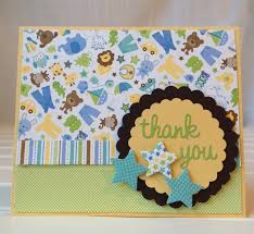 Massive editable templates to choose, easy to customize, try it now! Homemade Baby Shower Thank You Cards 365 Days Of Crafts
