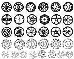 Black And White Wheels Clipart Wheel Svg Tires Svg Car Svg Alloy Wheels Road Race Etsy In 2020 Stencil Vinyl Rock Painting Patterns Tractor Tires