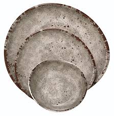 This link is to an external site that may or may not meet accessibility guidelines. Melange 12 Piece 100 Melamine Dinnerware Set Rustic Egg Collection Shatter Proof And Chip Resistant Melamine Plates And Bowls Color Cement Dinner Plate Salad Plate Soup Bowl 4 Each Buy Online
