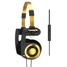 Koss continues to design and manufacture headphones and audio accessories. Koss Porta Pro Limited Edition Black Gold Headphones With Microphone Volume Control And Remote Walmart Com Walmart Com