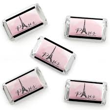 Maybe you would like to learn more about one of these? Paris Ooh La La Mini Candy Bar Wrapper Stickers Paris Themed Baby Shower Or Birthday Party Small Favors 40 Count Walmart Com Walmart Com
