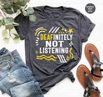 ASL Gifts, Deaf Awareness Shirt, ASL Graphic Tees, Deaf ...