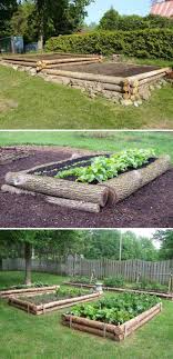 Incredible Diy Tree Log Projects For Your Garden Garden Types Natural Garden Vegetable Garden Design