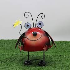 Check spelling or type a new query. Metal Garden Art Decoration Steel Ladybird Figurine With Solar Powered Animal Lights For Garden Patio And Lawn Decor And Yard Ornaments Amazon In Home Improvement