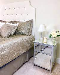 {VIDEO} DIY Mirrored Nightstands Hack | Mirrored Furniture Makeover For  Cheap - The Lindsay Ann