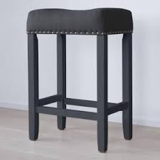 Nathan James Kira 24 Counter Bar Stool Set Of 2 Gray Leather Seat Silver Metal Frame 23102 The Home Depot Bar Stools Counter Bar Stools Kitchen Counter Bar Stools