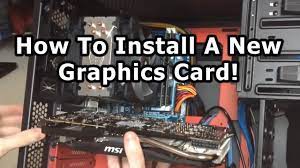 Find the target graphics card in the device manager, and click on it to activate it. How To Install Upgrade Your Graphics Card Youtube