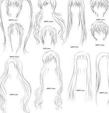How To Draw Hair Step By Step Image Guides Ponytail Drawing How To Draw Anime Hair Drawings