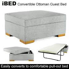 Auf warenberater finden sie die 7 besten angebote. Ibed Convertible Ottoman Guest Bed Grey As Seen On Tv