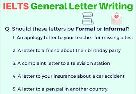 This is an example of a letter from the test that is formal. Ielts General Writing Task 1 Four Questions To Help You Plan A Band 7 Letter Ielts Master