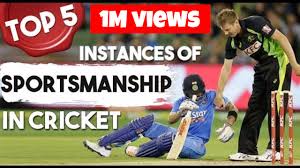 He's a great player who's also admired for his sportsmanship. Top 5 Instances Of Sportsmanship In Cricket Simbly Chumma 54 Youtube