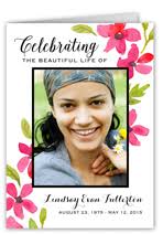 We will then customize your memorial/prayer card and email you a proof to approve. Memorial Cards Shutterfly